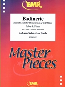Badinerie by Bach Johann Sebastian - Mortimer John Glenesk - for Tuba and Piano (Tuba and Piano)