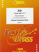 Air from Suite # 3 by Bach Johann Sebastian - Mortimer John Glenesk - for 2 Trumpets 2 Trombones (2 Trumpets 2 Trombones)