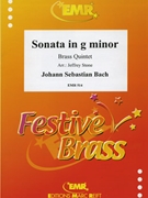 Sonata in g minor by Bach Johann Sebastian - Stone Jeffrey - for 2 Trumpets Horn Trombone and Tuba (2 Trumpets Horn Trombone and Tuba)
