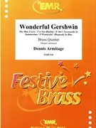 Wonderful Gershwin by Armitage Dennis for 3 Trumpets and 2 Trombones (3 Trumpets and 2 Trombones)