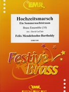 Hochzeitsmarsch by Mendelssohn Felix - Leclair David - for 4 Trumpets Horn 4 Trombones and Tuba (4 Trumpets Horn 4 Trombones and Tuba)