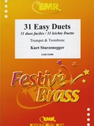 31 Duos faciles by Sturzenegger Kurt for Trumpet (Trumpet (Cornet) and Trombone (Trumpet Bb / Sib))