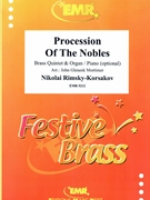 Procession Of The Nobles by Rimsky-Korsakov Nikolai - Mortimer John Glenesk - for 2 Trumpets Horn 2 Trombones and Organ (2 Trumpets Horn 2 Trombones and Organ)