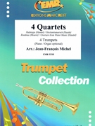 4 Quartets by Michel Jean-Francois for 4 Cornets (4 Cornets (Piano / Organ optional))