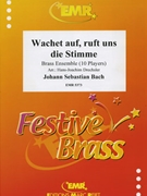 Wachet auf ruft uns die Stimme by Bach Johann Sebastian - Drechsler Hans-Joachim - for 3 Trumpets Flugelhorn 2 Trombones 2 Horns and Tuba (3 Trumpets Flugelhorn 2 Trombones 2 Horns and Tuba)