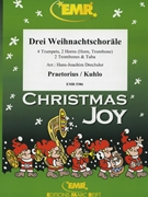 Drei Weihnachtschorale by Praetorius Michael and Kuhlo Johannes - Drechsler Hans-Joachim - for 4 Trumpets Horn 3 Trombones and Tuba (4 Trumpets Horn 3 Trombones and Tuba)