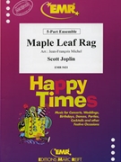 Maple Leaf Rag by Joplin Scott - Michel Jean-Francois - for 5 - Part Ensemble and Piano / Keyboard (5 - Part Ensemble and Piano / Keyboard (Keyboard Drums and Percussions optional))