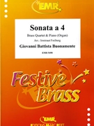 Sonata a 4 by Buonamente Giovanni Battista - Freiberg Irmtraut - for 2 Trumpets Trombone and Euphonium (2 Trumpets Trombone and Euphonium (+ Piano (Organ)))
