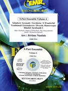 Album Volume 4 by Naulais Jerome for 5 - Part Ensemble (5 - Part Ensemble (Keyboard and Percussions optional + Play Back / Play Along CD))
