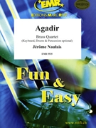 Agadir by Naulais Jerome for 2 Trumpets Horn and Bass Trombone (2 Trumpets Horn and Bass Trombone (Keyboard Drums and Percussion optional))