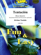 Tentacion by Naulais Jerome for 3 Trumpets and Trombone (3 Trumpets and Trombone (Keyboard Drums and Percussion optional))