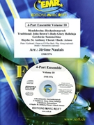 Album Volume 10 by Naulais Jerome for 4 - Part Ensemble w/ Audio (4 - Part Ensemble and CD Play Back / Play Along (Keyboard Percussion + Play Back / Play Along CD optional))
