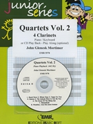 Quartets Volume 2 by Mortimer John Glenesk for 4 Clarinets w/ Audio (4 Clarinets and CD Play Back / Play Along (Piano (Keyboard) + Play Back / Play Along CD optional))