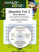 Brass Quartet Volume 2 by Mortimer John Glenesk for 2 Trumpets 2 Trombones (2 Trumpets 2 Trombones (Piano (Keyboard) Drums + Play Back / Play Along CD optional))