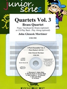 Brass Quartet Volume 3 by Mortimer John Glenesk for 2 Trumpets Horn and Bass Trombone (2 Trumpets Horn and Bass Trombone (Piano (Keyboard) Drums + Play Back / Play Along CD optional))