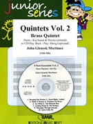Brass Quintet Volume 2 by Mortimer John Glenesk for 3 Trumpets Horn and Trombone (3 Trumpets Horn and Trombone (Piano (Keyboard) Drums + Play Back / Play Along CD optional))