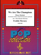 We are the Champions by Mercury Freddie - Mortimer John Glenesk - Queen for 2 Trumpets 3 Trombones and Drums (2 Trumpets 3 Trombones and Drums (Keyboard Guitar Drums and Percussions optional))