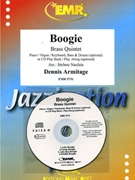 Boogie by Armitage Dennis - Naulais Jerome - for 2 Trumpets 3 Trombones and Drums (2 Trumpets 3 Trombones and Drums (Piano (Organ / Keyboard) Bass and Drums optional + Play Back / Play Along CD optional))