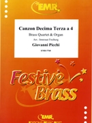 Canzon Decima Terza a 4 by Picchi Giovanni - Freiberg Irmtraut - for 2 Trumpets Trombone and Tuba (2 Trumpets Trombone and Tuba (+ Organ))