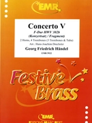Concerto V by Handel George Frideric - Drechsler Hans-Joachim - for 2 Horns and 4 Trombones (2 Horns and 4 Trombones)