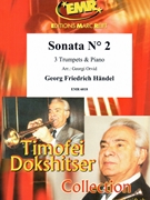 Sonata # 2 by Handel George Frideric - Orwid Georgij - for 3 Trumpets and Piano (3 Trumpets and Piano)