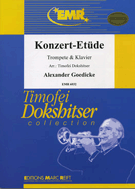 Concert Etude Opus 49 by Goedicke Alexander - Dokshitser Timofei - for Trumpet and Piano (Trumpet w/)