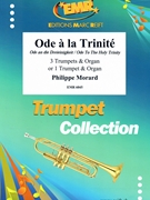 Ode a la Trinite by Morard Philippe for 3 Trumpets and Organ (3 Trumpets and Organ)