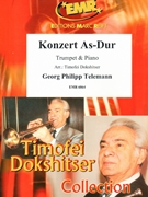 Konzert As-Dur by Telemann Georg Philipp - Dokshitser Timofei - for Trumpet and Piano