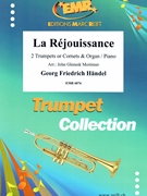 La Rejouissance by Handel George Frideric - Mortimer John Glenesk - for 2 Cornets and Piano (2 Cornets and Piano)