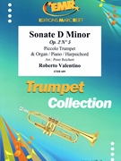 Sonate D Minor by Valentino Roberto - Peter Reichert - for Piccolo Trumpet and Piano (Piccolo Trumpet and Piano)