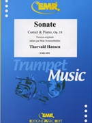 Sonate Op. 18 by Hansen Thorvald - Sommerhalder Max - for Cornet and Piano (Cornet and Piano)