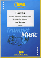 Partita (lobe Den Herren...) by Koetsier Jan for Trumpet and Piano (Trumpet w/)