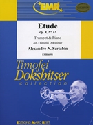 Etude Op. 8 Nr. 12 by Scriabin Alexander - Timofei Dokshitser - for Cornet and Piano (Cornet and Piano)