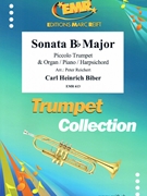 Sonate Bb Major by Biber Carl Heinrich - Peter Reichert - for Piccolo Trumpet and Piano (Piccolo Trumpet and Piano)