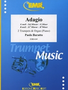 Adagio by Baratto Paolo for 2 Trumpets and Organ (2 Trumpets and Organ)