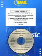 Album Volume 4 by Naulais Jerome for 3 Trumpets and Piano (3 Trumpets and Piano (Piano (Keyboard / Organ) Percussion + Play Back / Play Along CD optional))