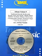 Album Volume 9 by Naulais Jerome for 3 Trumpets (3 Trumpets (Piano (Keyboard / Organ) Percussion + Play Back / Play Along CD optional))