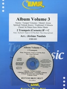 Album Volume 3 by Naulais Jerome for 2 Cornets w/ Audio (2 Cornets and CD Play Back / Play Along (Piano (Keyboard / Organ) Percussion + Play Back / Play Along CD optional))