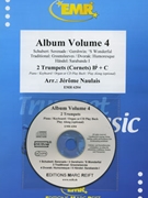 Album Volume 4 by Naulais Jerome for 2 Cornets (2 Cornets (Piano (Keyboard / Organ) Percussion + Play Back / Play Along CD optional))