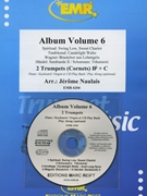 Album Volume 6 by Naulais Jerome for 2 Trumpets and Piano (2 Trumpets and Piano (Piano (Keyboard / Organ) Percussion + Play Back / Play Along CD optional))
