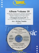 Album Volume 10 by Naulais Jerome for 2 Cornets w/ Audio (2 Cornets and CD Play Back / Play Along (Piano (Keyboard / Organ) Percussion + Play Back / Play Along CD optional))