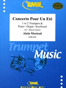 Concerto Pour Un Ete by Morisod Alain - Marcel Saurer - for Trumpet and Piano (Trumpet and Piano)