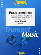 Panis Angelicus by Franck Cesar - Naulais Jerome - for 4 Trumpets and Piano (4 Trumpets and Piano (Guitar Bass Guitar and Drums optional))