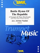 Battle Hymn Of The Republic by Naulais Jerome for 4 Trumpets and Piano (4 Trumpets and Piano (Guitar Bass Guitar and Drums optional))
