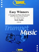 Easy Winners by Joplin Scott - Naulais Jerome - for 4 Trumpets and Piano (4 Trumpets and Piano (Guitar Bass Guitar and Drums optional))