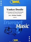 Yankee Doodle by Naulais Jerome for 4 Trumpets and Piano (4 Trumpets and Piano (Guitar Bass Guitar and Drums optional))