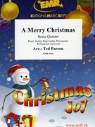 A Merry Christmas by Parson Ted for 3 Trumpets Trombone and Tuba (3 Trumpets Trombone and Tuba (Piano Guitar Bass Guitar Percussions and Drum Set optional))