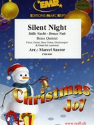 Silent Night by Saurer Marcel for 2 Trumpets and 3 Trombones (2 Trumpets and 3 Trombones (Piano Guitar Bass Guitar Glockenspiel and Drum Set optional))