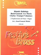 Ave Maria (Bach-Gounod) / Halleluja (Handel) / Trumpet Voluntary (Clarke) by Michel Jean-Francois for 2 Euphoniums and Organ (2 Euphoniums and Organ)