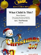 What Child Is This? by Parson Ted for 2 Trumpets Trombone and Euphonium (2 Trumpets Trombone and Euphonium (Piano Guitar Bass Guitar Sleigh Bells (or Tambourine) and Drum Set optional))